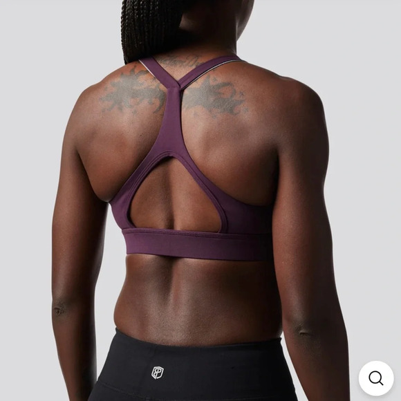 NWT Born Primitive Max Effort Sports Bra Purple Size XS - Picture 3 of 9